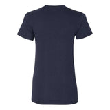 American Apparel Womens Usa-Made Fine Jersey Tee - Navy, Xl