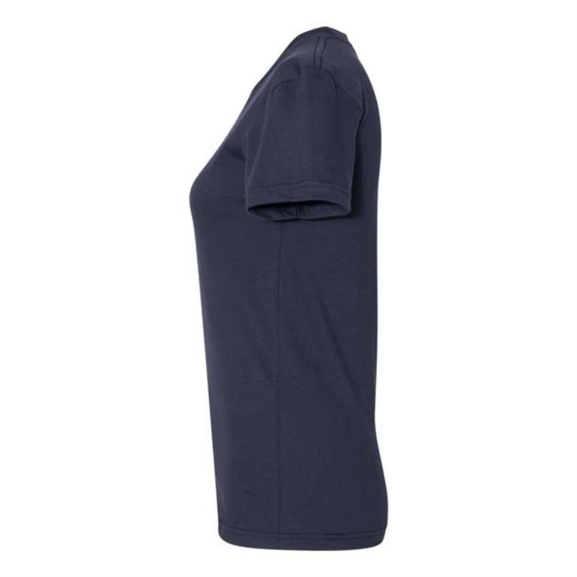 American Apparel Womens Usa-Made Fine Jersey Tee - Navy, Xl