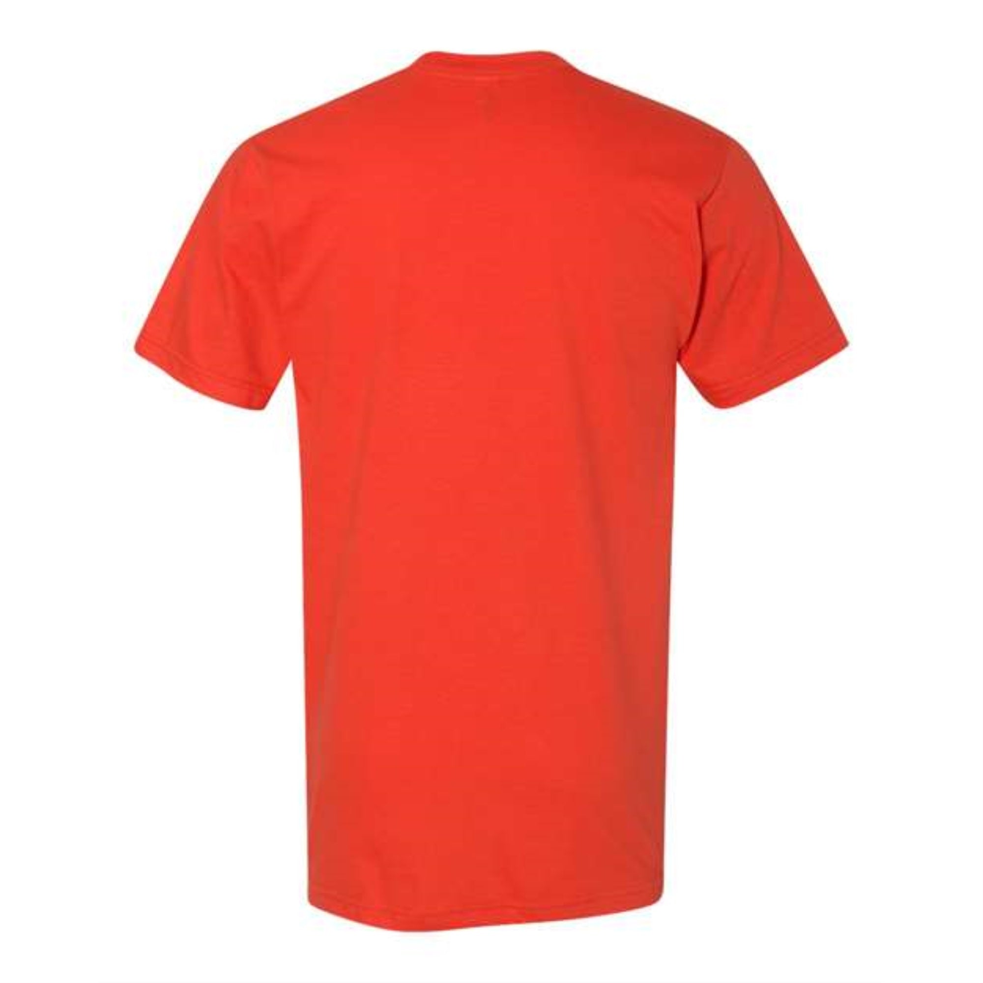American Apparel Usa-Made Fine Jersey Tee - Orange, Xs
