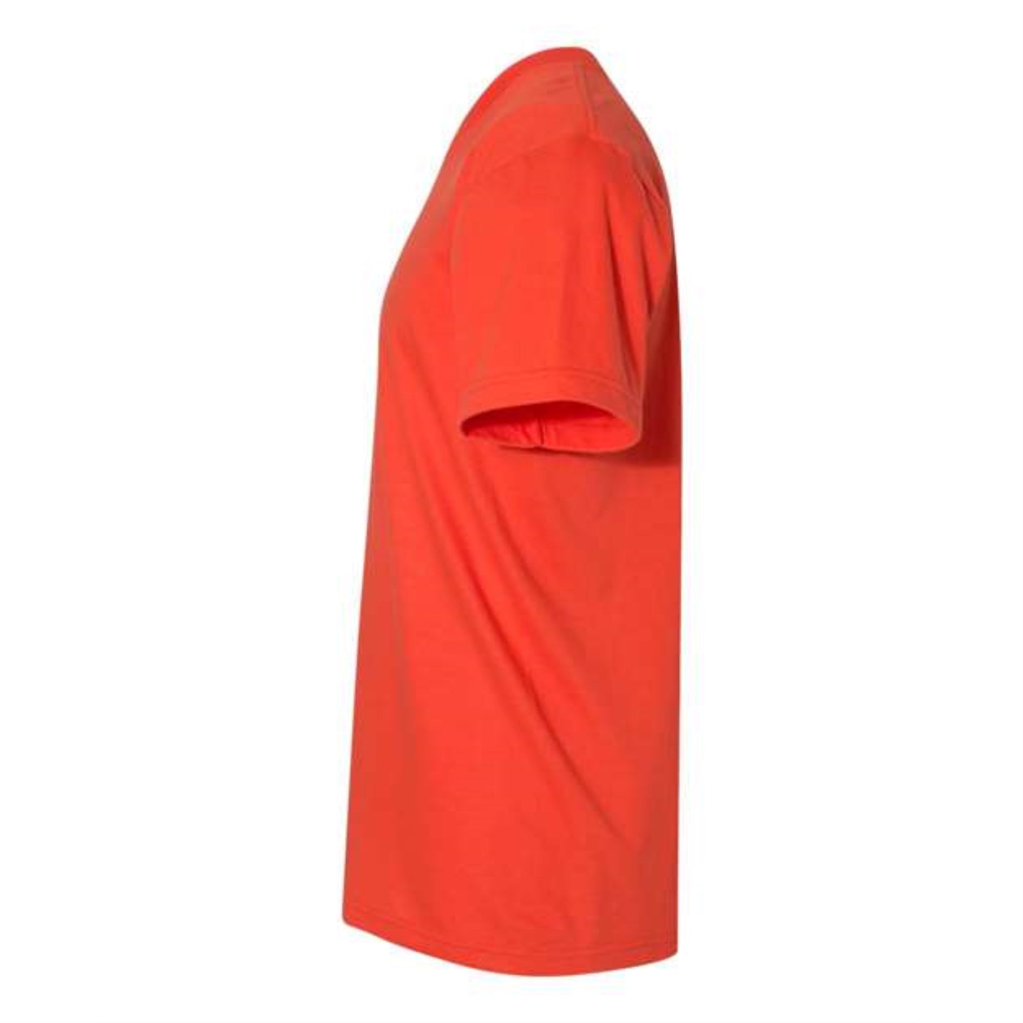 American Apparel Usa-Made Fine Jersey Tee - Orange, Xs