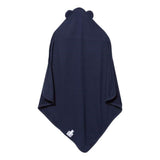 Rabbit Skins Terry Cloth Hooded Towel With Ears - Navy, One Size