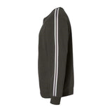 J. America Rival Fleece Crewneck Sweatshirt - Black, Xs