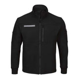Bulwark Zip Front Fleece Jacket-Cotton /Spandex Blend - Black, L