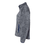 J. America Women'S Boundary Shag Frosty Sherpa Full-Zip - Navy, M