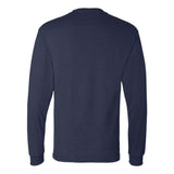 Hanes Comfortsoft Long Sleeve T-Shirt - Navy, L