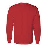 Gildan Heavy Cotton Long Sleeve T-Shirt - Red, S