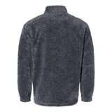 J. America Boundary Shag Frosty Sherpa Quarter-Zip Pullover - Navy, M