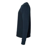 J. America Ripple Fleece Raglan Crewneck Sweatshirt - Navy, S