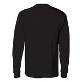 Hanes Authentic Long Sleeve Pocket T-Shirt - Black, M