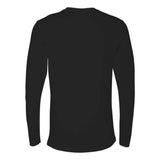 Next Level Cotton Long Sleeve Crew - Black, M