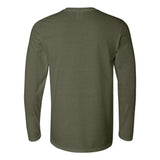 Gildan Softstyle Long Sleeve T-Shirt - Military Green, M