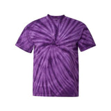 Dyenomite Cyclone Pinwheel Tie-Dyed T-Shirt - Purple, L