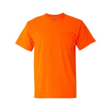 Jerzees Dri-Power 50/50 T-Shirt With A Pocket - Safety Orange, S