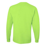 Jerzees Dri-Power Long Sleeve 50/50 T-Shirt - Safety Green, L