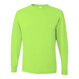 Jerzees Dri-Power Long Sleeve 50/50 T-Shirt - Safety Green, L