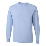 Jerzees Dri-Power Long Sleeve 50/50 T-Shirt - Light Blue, S