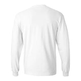 Hanes Beefy-T Long Sleeve T-Shirt - White, M