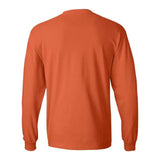 Hanes Beefy-T Long Sleeve T-Shirt - Orange, S