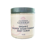 Glimmer Goddess Organic Whipped Sugar Fondant Exfoliating Body Scrub - Lavender Lemon