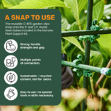 5' or 6' Monster Plant Support! Custom Trellis & Tomato Cage Kit - The All Purpose Heavy Lifter