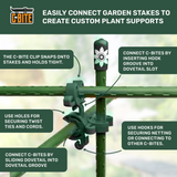 5' or 6' Monster Plant Support! Custom Trellis & Tomato Cage Kit - The All Purpose Heavy Lifter