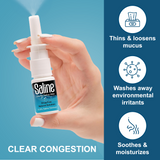 Shusher Care Saline Nasal Spray – Drug-Free, Preservative-Free Congestion Relief for Babies & Family