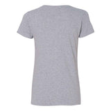 Gildan Heavy Cotton Womens VNeck TShirt Sport Grey, S