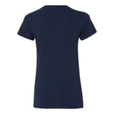 Gildan Heavy Cotton Womens VNeck TShirt Navy, M