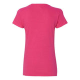 Gildan Heavy Cotton Womens VNeck TShirt Heliconia, L