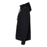 J. America Gaiter Fleece Hooded Sweatshirt - Black, M