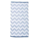 Carmel Towel Company Chevron Velour Beach Towel - Navy, One Size