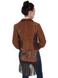 BOLERO TOOLED STUDDED HANDBAG