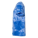 Dyenomite Crystal Tie-Dyed T-Shirt - Royal, Xl