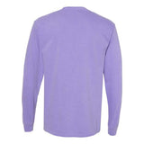 Comfort Colors Garment-Dyed Heavyweight Long Sleeve Pocket T-Shirt - Violet, S