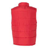 Burnside Puffer Vest - Red, L