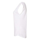 Next Level Women'S Festival Sleeveless V - White, Xs