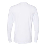 Next Level Sueded Long Sleeve Crew - White, L