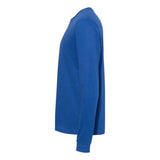 Next Level Sueded Long Sleeve Crew - Royal, Xl