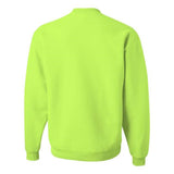 Jerzees Nublend Crewneck Sweatshirt - Safety Green, M