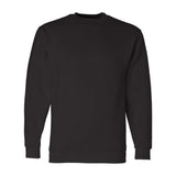 Bayside Usa-Made Crewneck Sweatshirt - Black, L