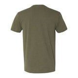 Next Level CVC Short Sleeve V Military Green, S