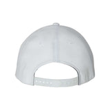Flexfit 110 Flat Bill Snapback Cap - White, One Size