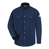 Bulwark Uniform Shirt Long Sizes - Navy, Lt