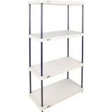 Nexel® 4 Shelf Solid Plastic Shelving Unit Nexelon® Posts 36W X 18D X 63H