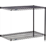 Nexel® 2 Shelf Black Epoxy Wire Shelving Unit Add On 30W X 18D X 34H