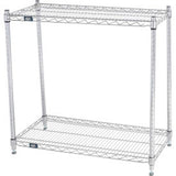 Nexel® 2 Shelf Chrome Esd Wire Shelving Unit Starter 36W X 14D X 34H