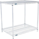 Nexel® 2 Shelf Chrome Esd Wire Shelving Unit Starter 36W X 24D X 34H