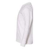 Lat Youth Fine Jersey Long Sleeve Tee - White, Xs