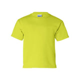 Gildan Ultra Cotton Youth TShirt Safety Green, XL