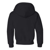 Jerzees Nublend Youth Hooded Sweatshirt - Black, S